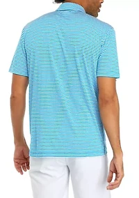 Men's Feeder Striped Summer Polo Shirt