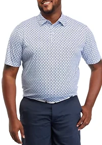 Big & Tall Short Sleeve Labrador Print Polo Shirt