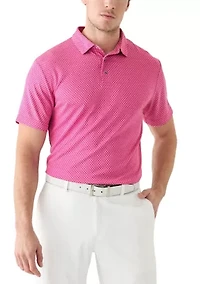 Men's Jacquard Polo Shirt