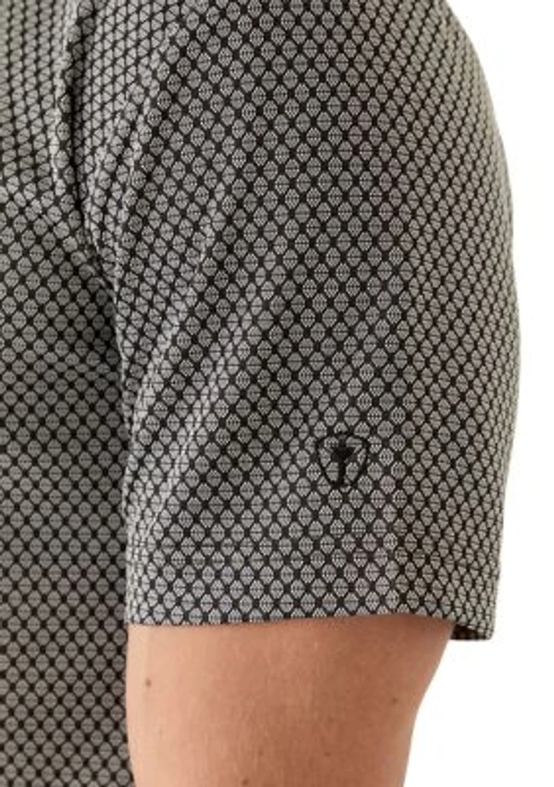 Men's Jacquard Polo Shirt