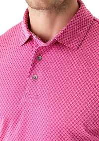 Men's Jacquard Polo Shirt
