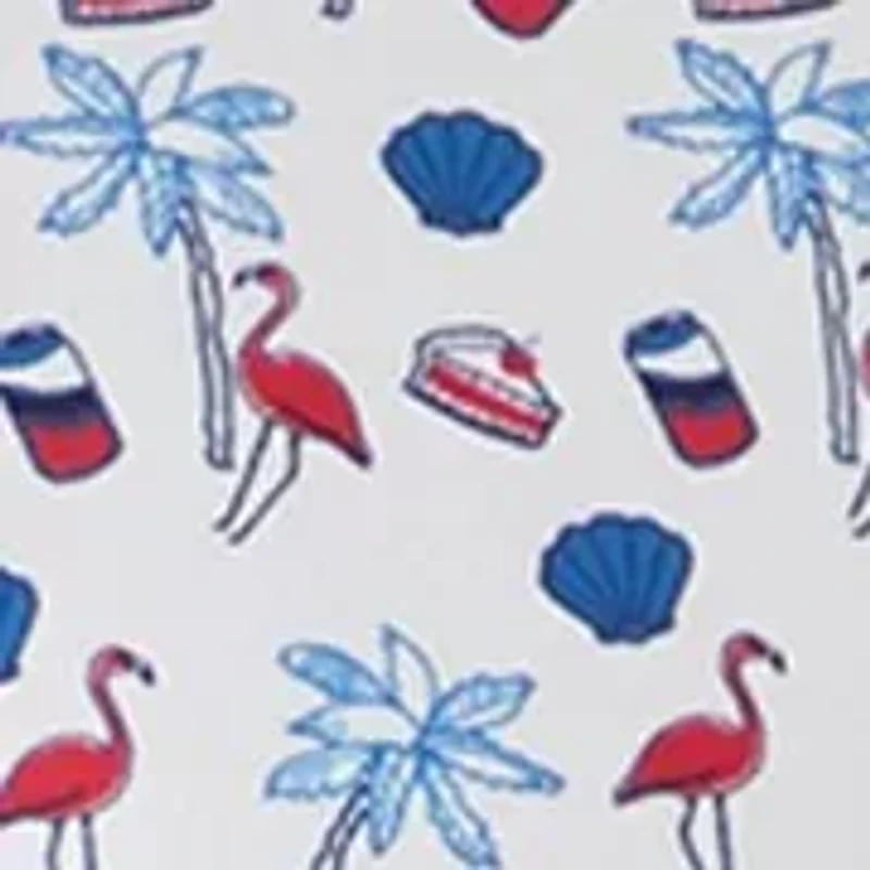 Men's Americana Summer Printed Polo Shirt