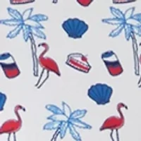 Men's Americana Summer Printed Polo Shirt
