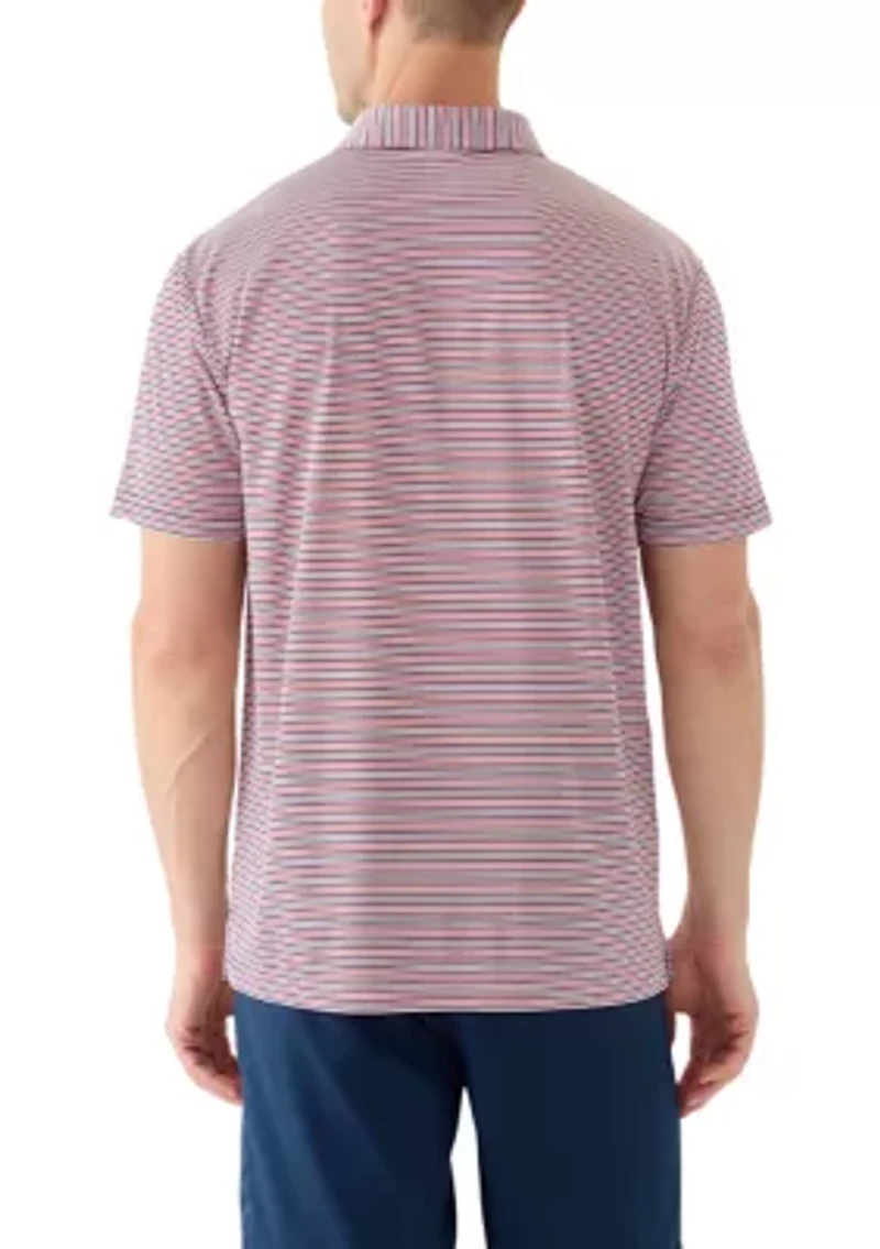Men's Americana Stripe Polo Shirt