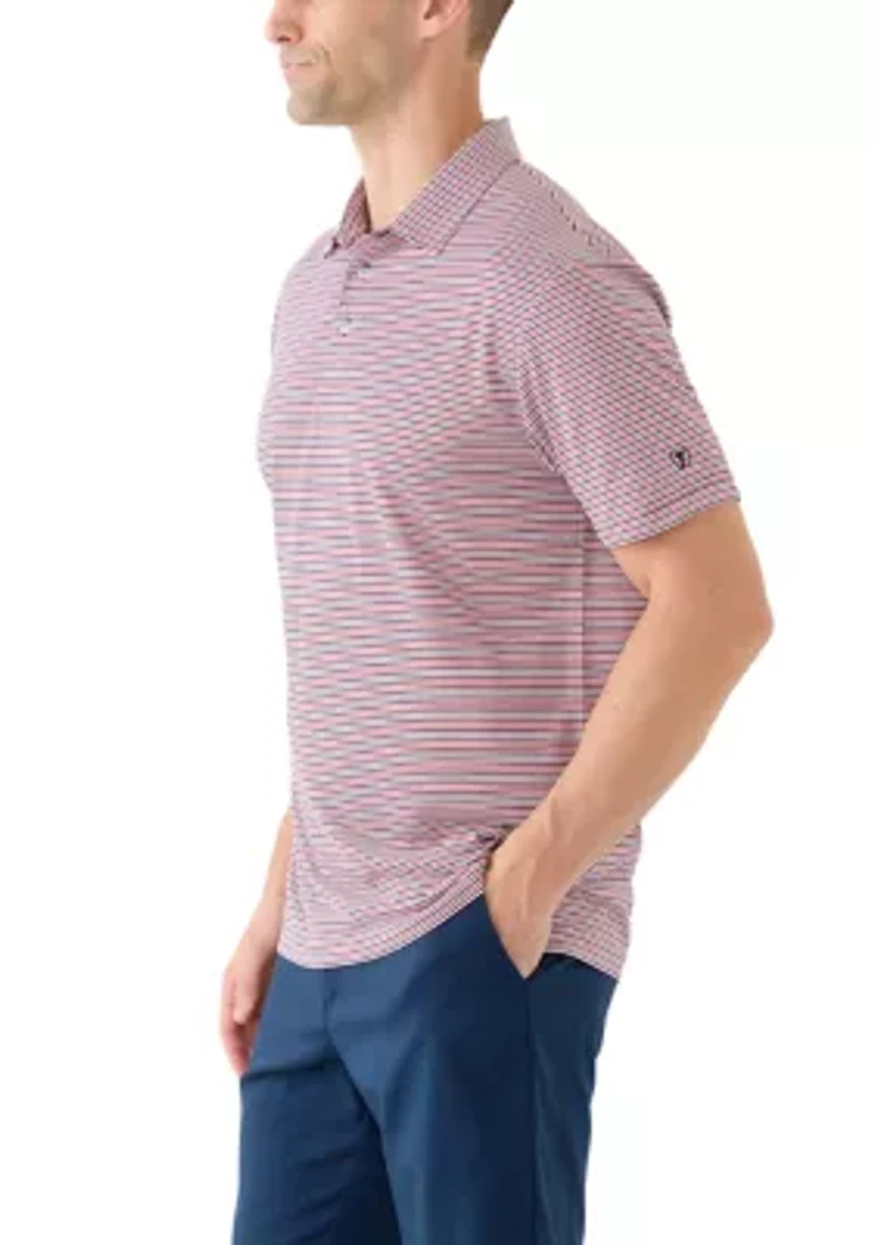 Men's Americana Stripe Polo Shirt