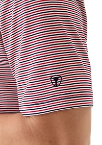 Men's Americana Stripe Polo Shirt