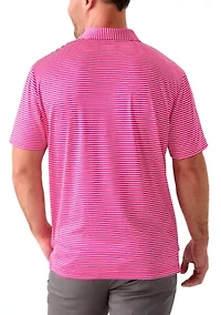 Men's Fashion Feeder Stripe Polo Shirt