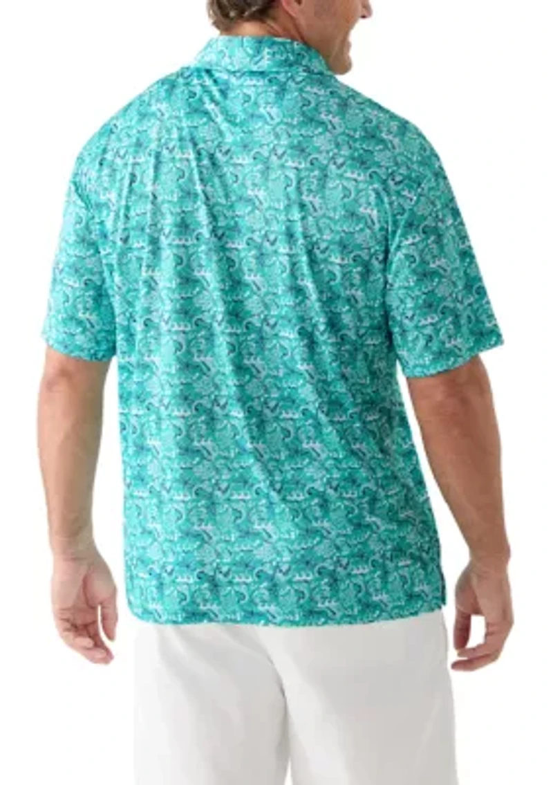 Big & Tall Deep Sea Conversational Shirt