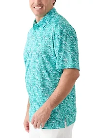 Big & Tall Deep Sea Conversational Shirt