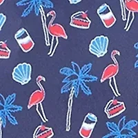 Big & Tall Short Sleeve American Summer Conversation Polo Shirt