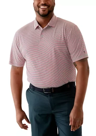 Big & Tall American Stripe Polo Shirt