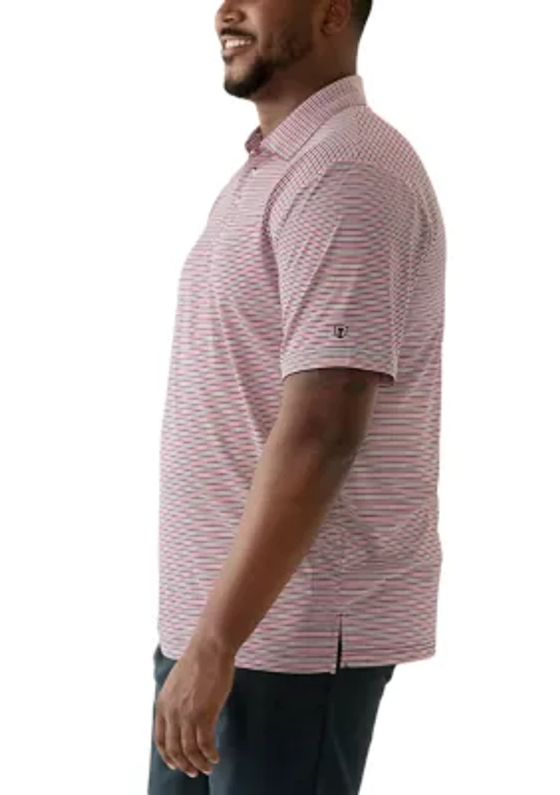 Big & Tall American Stripe Polo Shirt