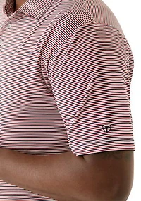 Big & Tall American Stripe Polo Shirt