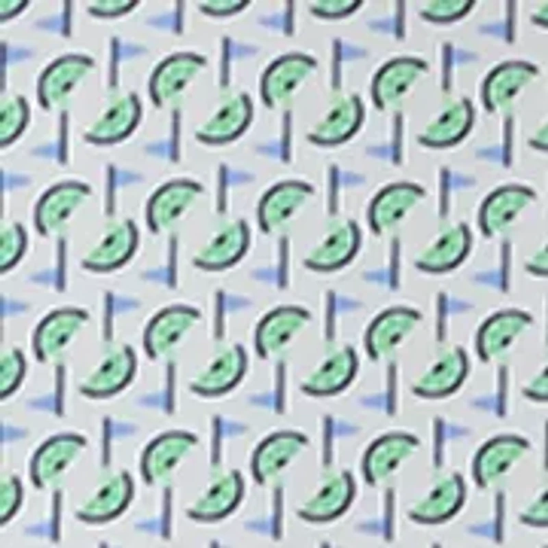 Men's Slice Print Polo Shirt