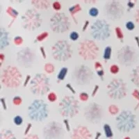 Men's Short Sleeve Firework and Popsicle Polo Shirt