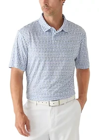 Men's Short Sleeve Summer Vacation Polo Shirt