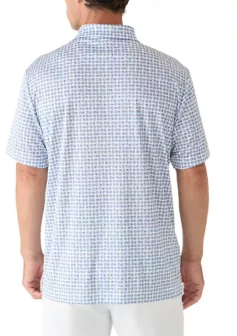 Men's Short Sleeve Summer Vacation Polo Shirt