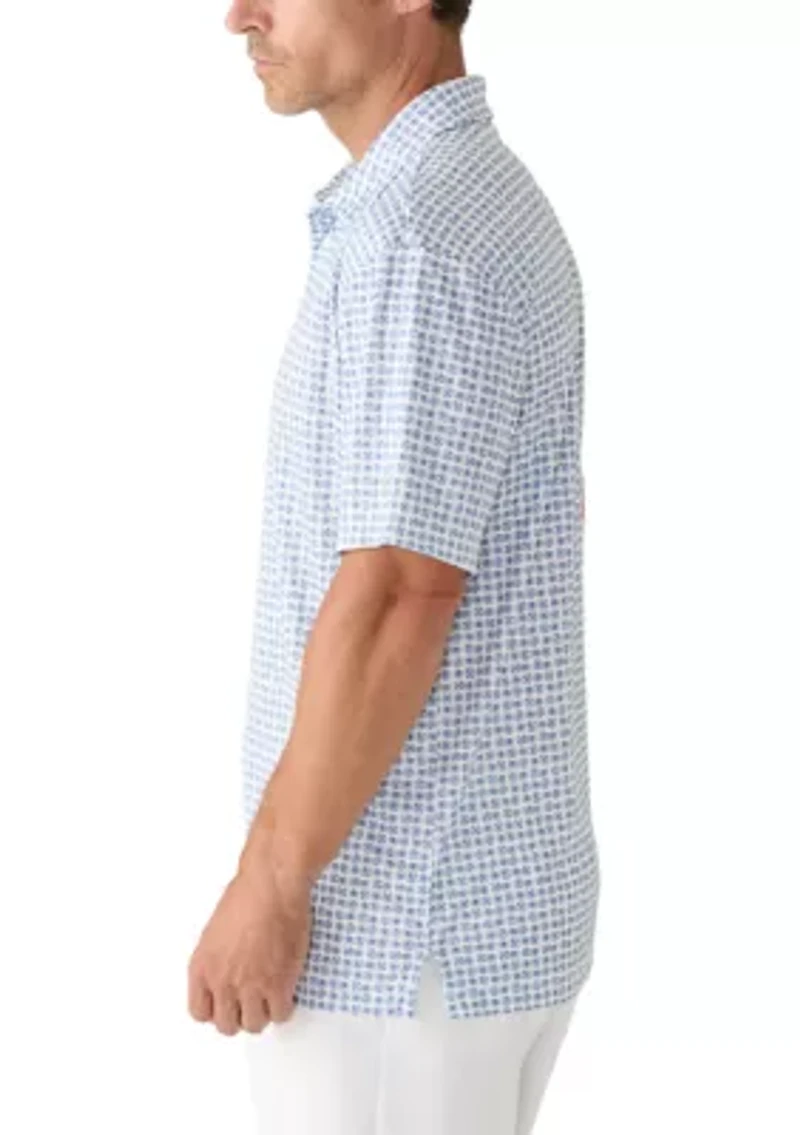 Men's Short Sleeve Summer Vacation Polo Shirt