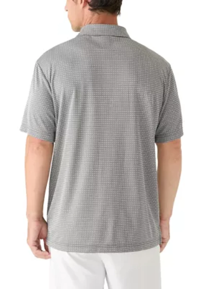 Men's Pin Dot Collared Shirt