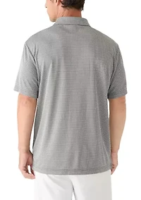 Men's Pin Dot Collared Shirt