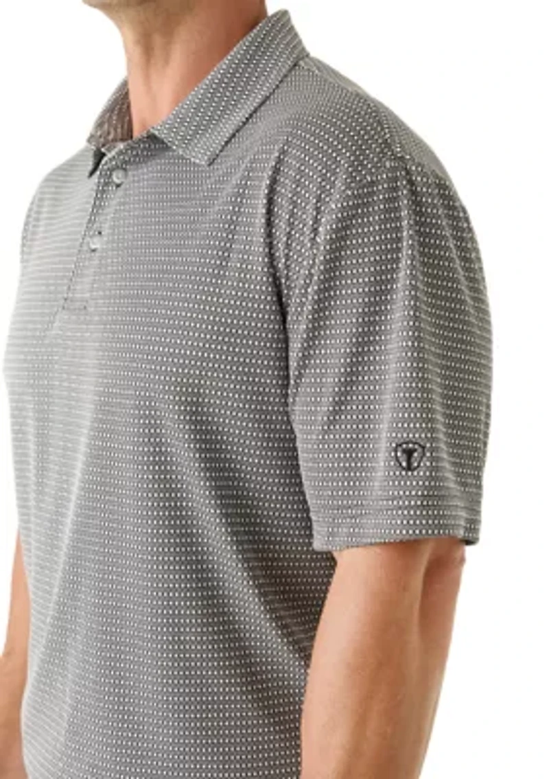Men's Pin Dot Collared Shirt
