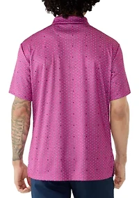 Men's Regimental Whiskey Glass Polo Shirt