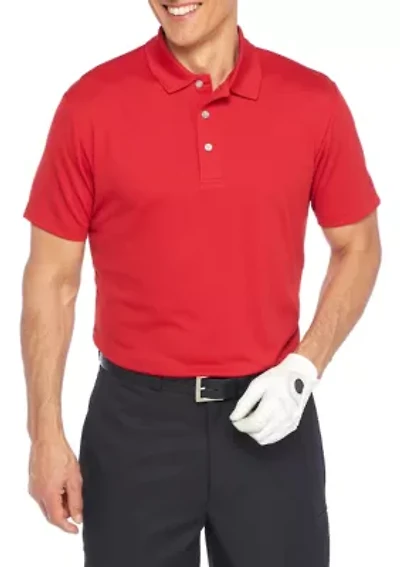 Big & Tall Textured Airplay Polo Shirt