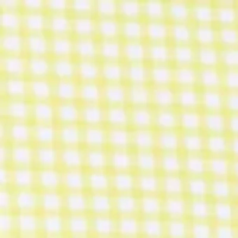 Men's Short Sleeve Gingham Print Polo Shirt