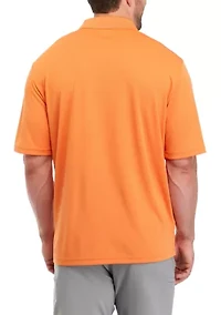 Big & Tall Short Sleeve Diamond Texture Polo Shirt
