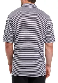 Big & Tall Short Sleeve 2 Color Stripe Polo Shirt
