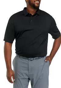 Big & Tall Short Sleeve Solid Airplay Polo Shirt