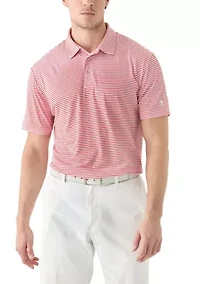 Men's 2 Color Feeder Stripe Polo Shirt