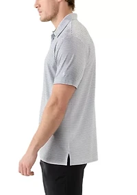 Men's 2 Color Feeder Stripe Polo Shirt