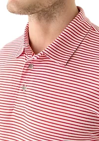 Men's 2 Color Feeder Stripe Polo Shirt