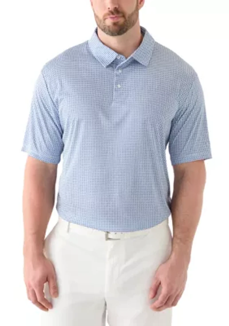 Big & Tall Short Sleeve Stingray Printed Polo Shirt