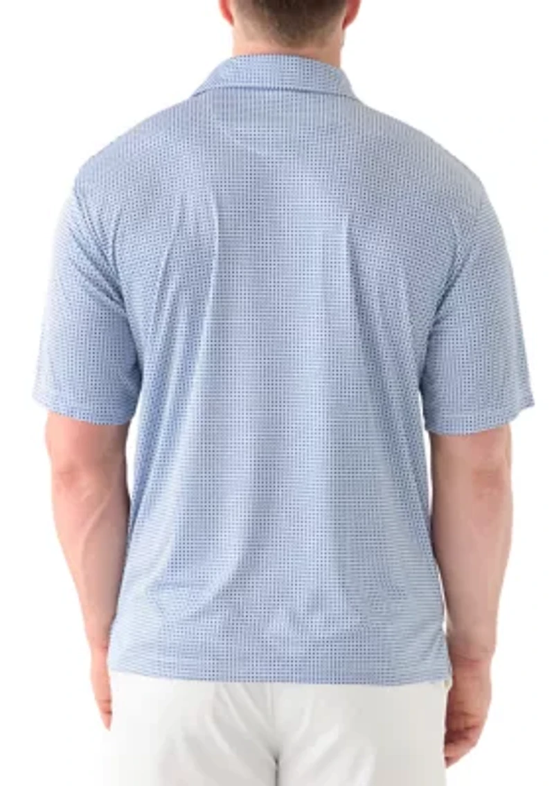 Big & Tall Short Sleeve Stingray Printed Polo Shirt