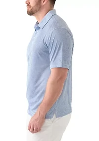 Big & Tall Short Sleeve Stingray Printed Polo Shirt
