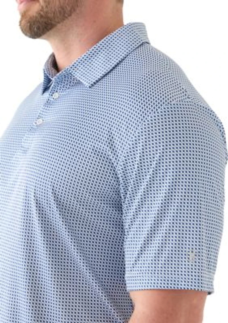 Big & Tall Short Sleeve Stingray Printed Polo Shirt