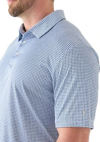 Big & Tall Short Sleeve Stingray Printed Polo Shirt