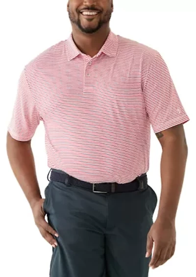 Big & Tall Feeder Stripe Polo Shirt