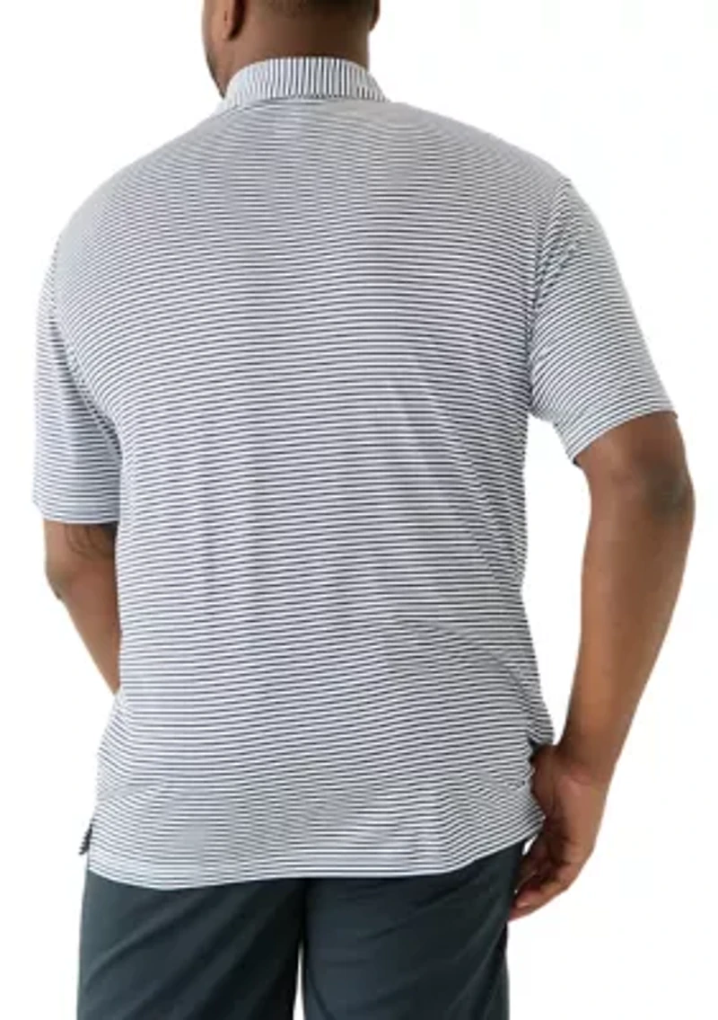 Big & Tall Feeder Stripe Polo Shirt