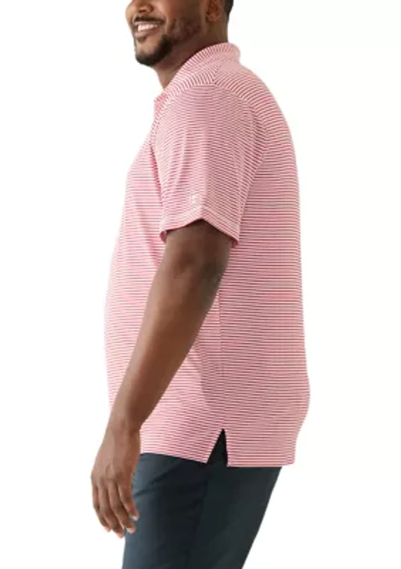 Big & Tall Feeder Stripe Polo Shirt