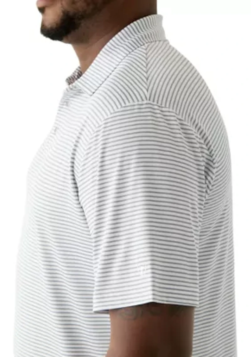 Big & Tall Feeder Stripe Polo Shirt