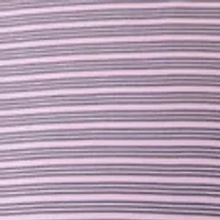 Big & Tall Short Sleeve Striped Polo Shirt with Self Collar