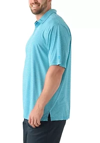 Big & Tall Short Sleeve 3 Count Stripe Polo Shirt