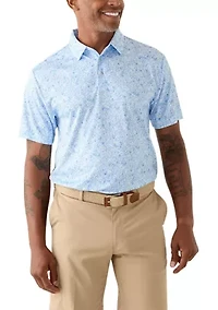 Men's Short Sleeve Sea Life Conversational Polo