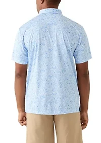 Men's Short Sleeve Sea Life Conversational Polo