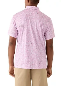 Men's Short Sleeve Sea Life Conversational Polo