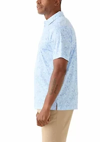 Men's Short Sleeve Sea Life Conversational Polo