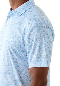 Men's Short Sleeve Sea Life Conversational Polo